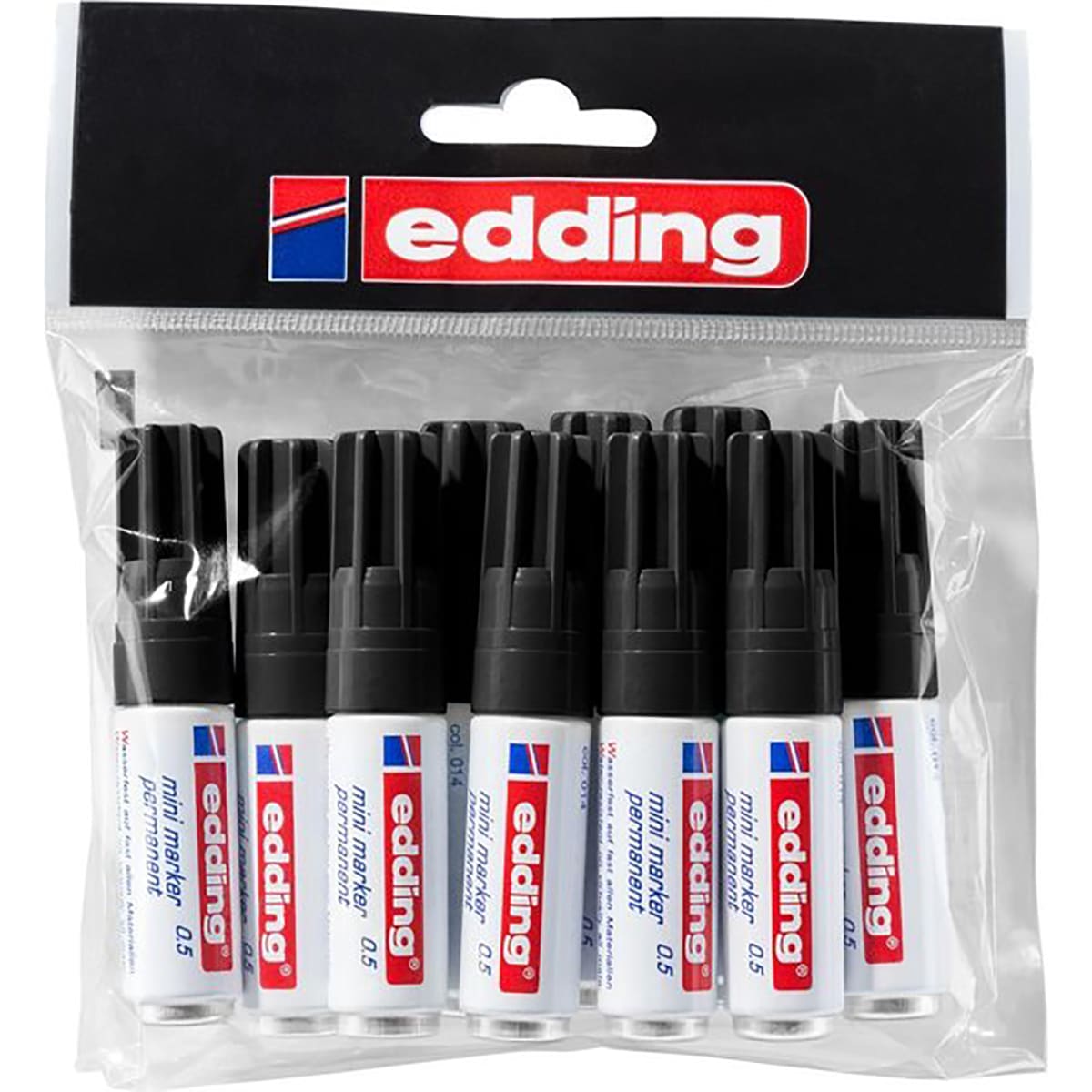 Edding 0,5 Mini Permanent Marker Set von 10 