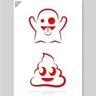 QBIX Emojis Schablone - Größe A5
