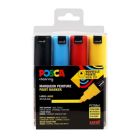 Posca PC-7M Marker set – 4 stuks