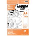 Clairefontaine A4 Manga Papier - 40 Blatt - 1-fache Teilung