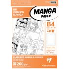 Clairefontaine B4 Manga Papier - 40 Blatt - 1-fache Teilung