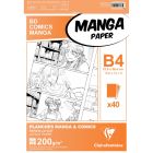 Clairefontaine B4 Manga Papier - 40 Blatt - Neutral