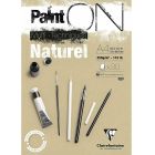 Clairefontaine Paint-ON A4 Block - Naturpapier