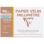 Clairefontaine A4 Pergament Karopapier - 12 Stk