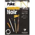 Clairefontaine Paint-ON A4 Block - Schwarz