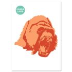 QBIX Gorilla-Schablone - A3-Format - 2 Schichten