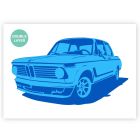 QBIX A3 BMW E10 02 Schablone - 2 Schichten