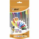 BIC Cristal Kugelschreibersatz mit 20 Farben