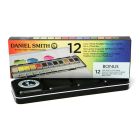 Daniel Smith Aquarell Halbschalen-Sets - 12 Farben in Metalldose