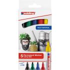 Edding 3000 Permanentmarker-Set mit 5 Grundfarben