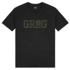 Grog Classic Logo T-shirt zwart