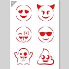 QBIX Emoji Schablone - A3 Größe