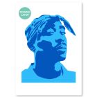 QBIX Tupac Shakur Schablone - A3-Format - 2 Schichten
