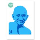 QBIX Mahatma Gandhi Schablone - A3 Größe - 2 Schichten