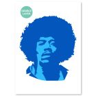 Jimi Hendrix Vorlage - A3-Format - 2 Ebenen