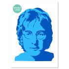 QBIX John Lennon Schablone - A3-Format - 2 Schichten
