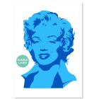 QBIX Marilyn Monroe Schablone - A3-Format - 2 Schichten