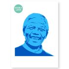 QBIX Nelson Mandela Schablone - A3 Größe - 2 Schichten