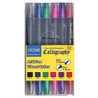 Itoya doppelseitiger 6er-Set mit Kalligraphiemarker