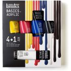 Liquitex Basics Acrylfarben-Set 4x 75ml + 1x 118ml Weiß