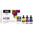 Liquitex Pro Acrylic Ink & Pouring Medium Satz mit 3 Grundfarben