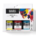 Liquitex Pro Acrylic Ink Satz mit 3 Grundfarben