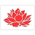 Lotusblume Vorlage in 3 Größen