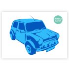 QBIX A3 Mini Cooper Schablone - 2 Schichten