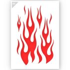 QBIX Flammenschablone - A4