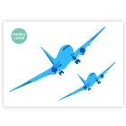 QBIX A3 Flugzeugschablone - 2 Schichten