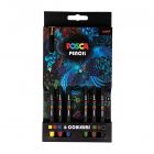 Posca Pastels set mit 6 Stiften