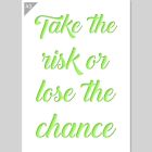 A3 Take the Risk or Lose the Chance Vorlage