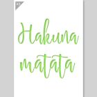 A3 Hakuna Matata Vorlage