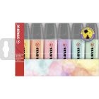 STABILO BOSS Original Highlighter Marker Set mit 6 Pastellfarben