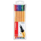 STABILO Fineliner Punkt 88 6er-Set