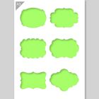 A3 Ornament Shapes Vorlage
