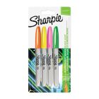 Sharpie Permanent Classic Fine Marker - 4x Neon