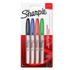 Sharpie Permanent Classic Fine Marker - 4x Packung
