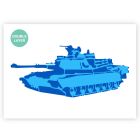 QBIX A3 War Tank Template - 2 Schichten