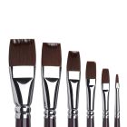 Winsor & Newton Galeria Acrylmalpinsel One Stroke - flach mit kurzem Stiel
