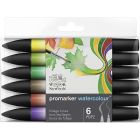 Winsor & Newton Promarker Watercolour Set mit 6 Aquarellstiften für Laub