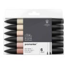 Winsor & Newton Promarker Set mit 6 hellen Hauttönen