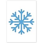 Schneeflockenschablone in 3 Größen