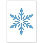 Schneeflockenschablone in 3 Größen