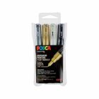 Posca PC1MC 4A 1MC - 4x Metallic Farbset