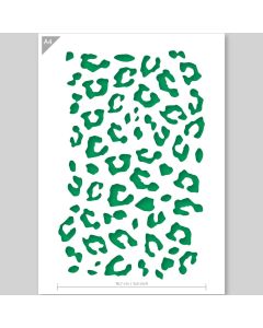 Leopardenmuster - A4-Format