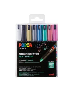 Posca PC1-MR Marker Metallic-Set – 8 Stk