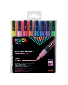 Posca PC-3M Glitter Marker Set – 8 Stöcke