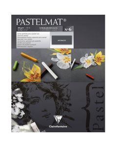 Clairefontaine Pastelmat pad No.6 - 24x30cm - Anthrazit