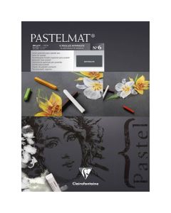 Clairefontaine Pastelmat pad No.6 - 30x40cm - Anthrazit